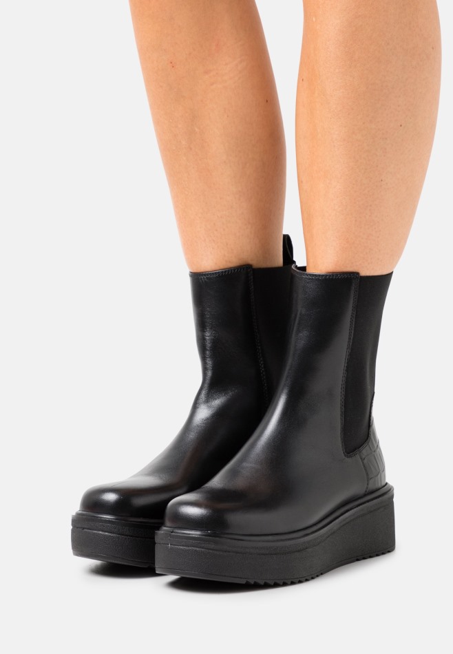 Bottines à Plateforme Gabor | Indigo Foncé Exclusif